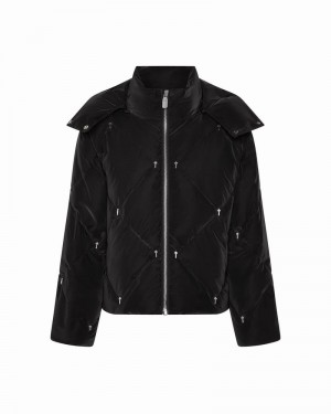 Black Trapstar Chesterfield Irongate T Puffer Women's Jackets | DNTWFL-674