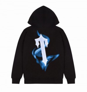 Black Trapstar Decoded Men's Hoodie | AEKSVH-769