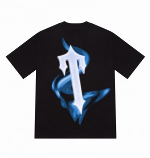 Black Trapstar Decoded Tee Men's T Shirts | OKAPHG-738