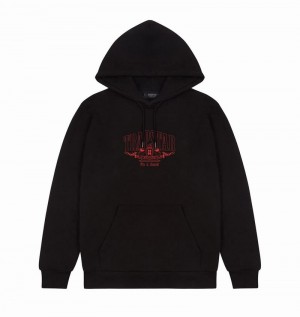 Black Trapstar Fine Dining 2.1 Men's Hoodie | IMOJSQ-479