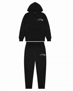 Black Trapstar Irongate Arch Fade Men's Tracksuits | TXNELM-192