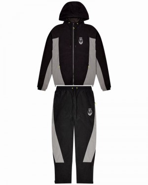 Black Trapstar Irongate T Crest Men's Tracksuits | VJOMBA-408