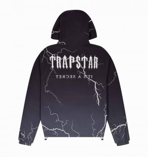 Black Trapstar Irongate T Windbreaker Men's Jackets | SWYOUC-637