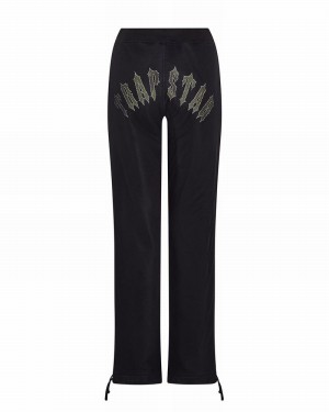 Black Trapstar Mesh Irongate Arch Joggers Women's Tracksuits | SEYDKV-402