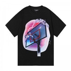 Black Trapstar Never Miss Tee Men's T Shirts | LYXDOQ-601