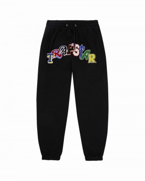 Black Trapstar Wildcard Jogging Men's Tracksuits | JZRTGU-201