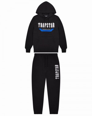 Black / Blue Trapstar Irongate Men's Tracksuits | IMATCU-578