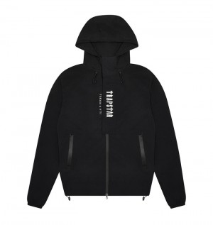 Black / White Trapstar Decoded Windbreaker Men's Jackets | TMPDHY-965