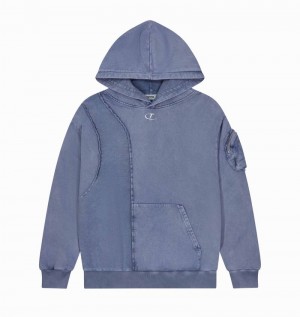 Blue Trapstar Construct Hoodie Men's Tracksuits | BMDXJF-376