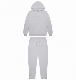 Blue Trapstar Decoded Hooded Gel Men's Tracksuits | HMAUIC-670