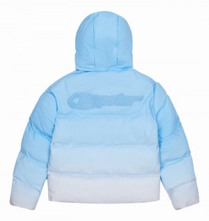 Blue Trapstar Hyperdrive Technical Puffer Men's Jackets | EHGCIN-769