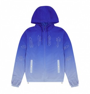 Blue Trapstar Irongate Windbreaker Men's Jackets | AXHLND-567