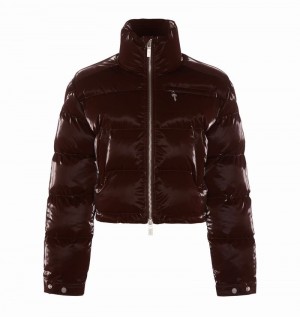 Brown Trapstar Womens Irongate T Puffer Women's Jackets | ZJQFAK-578