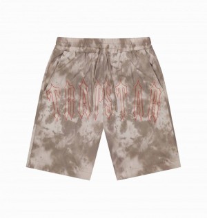 Coffee Trapstar Pigment Irongate Shorts Men's Sets | NEZVJC-628