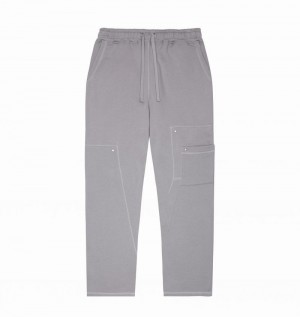 Grey Trapstar Hyperdrive Reinforced Rivet Joggers Men's Pants | XACNBG-127