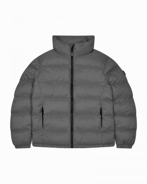 Grey Trapstar It’s a Secret Puffer Men's Jackets | XUQVJY-623