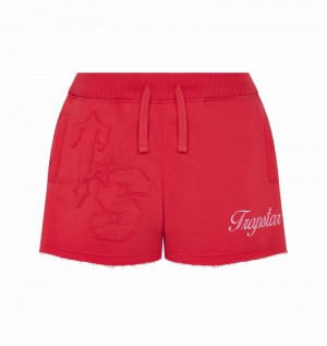 Red Trapstar TS-Star Shorts Women's Tracksuits | NUQBLO-102