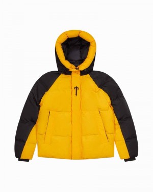 Yellow / Black Trapstar Irongate Arch Puffer AW23 Men's Jackets | VPIRHX-409