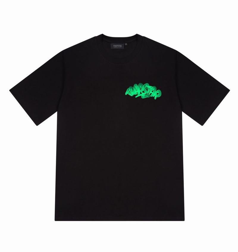 Black Trapstar Colour Blitz Tee Men's T Shirts | MACBSP-346