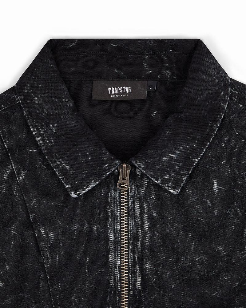 Black Trapstar Construct Men's Jackets | BRUGLS-415