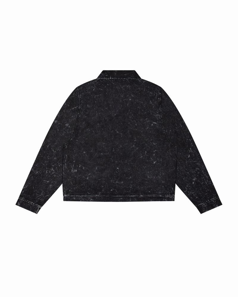 Black Trapstar Construct Men's Jackets | BRUGLS-415