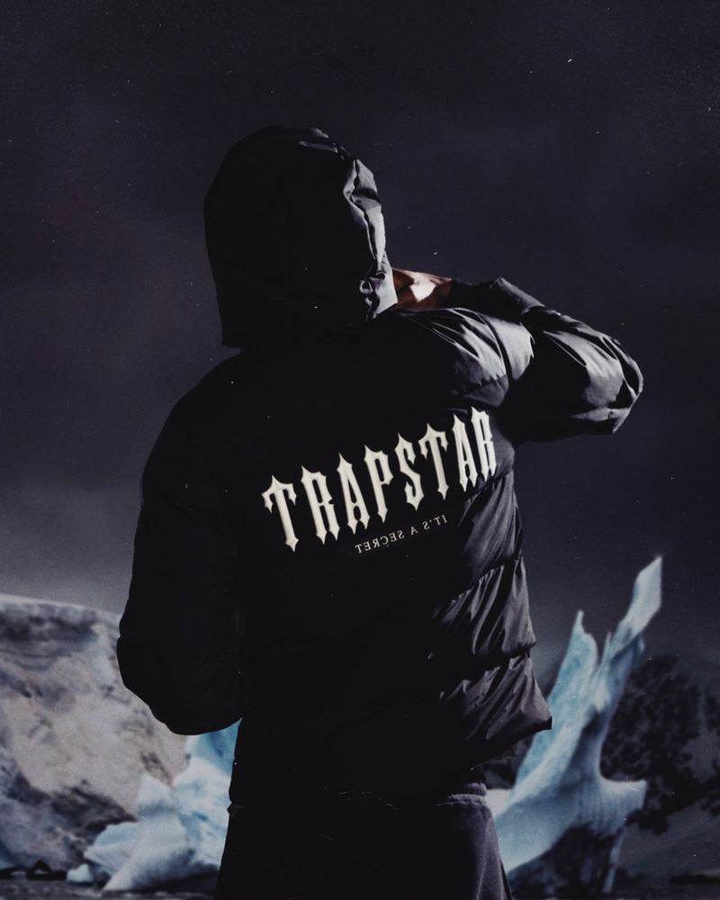 Black Trapstar Decoded AW23 Puffer Men's Jackets | XJWSEA-517