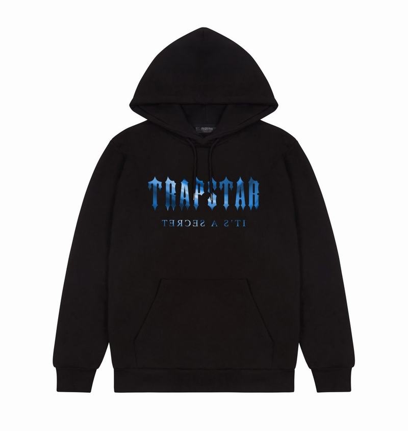 Black Trapstar Decoded Men's Hoodie | AEKSVH-769