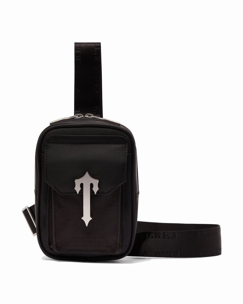 Black Trapstar Fracture Irongate T Men\'s Bags | ITZNOG-395