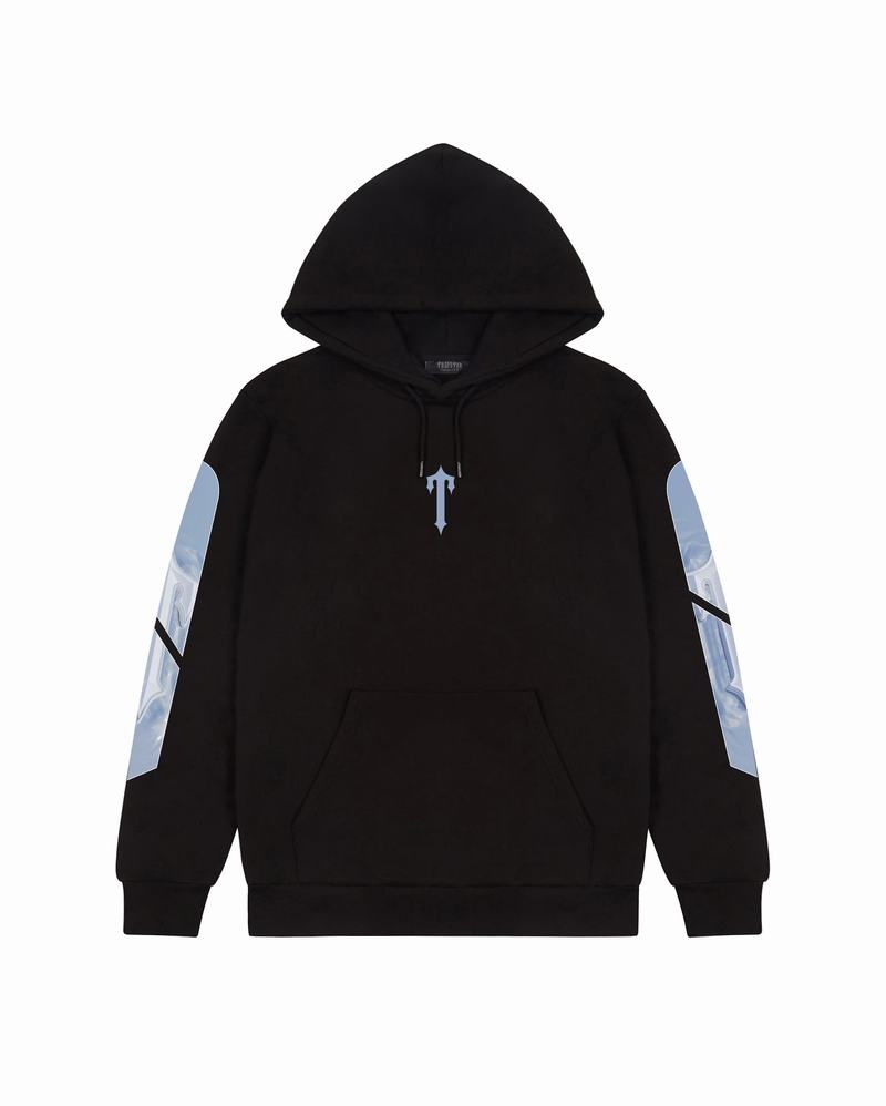 Black Trapstar Freeze Art of War Men's Hoodie | DWLQCG-801