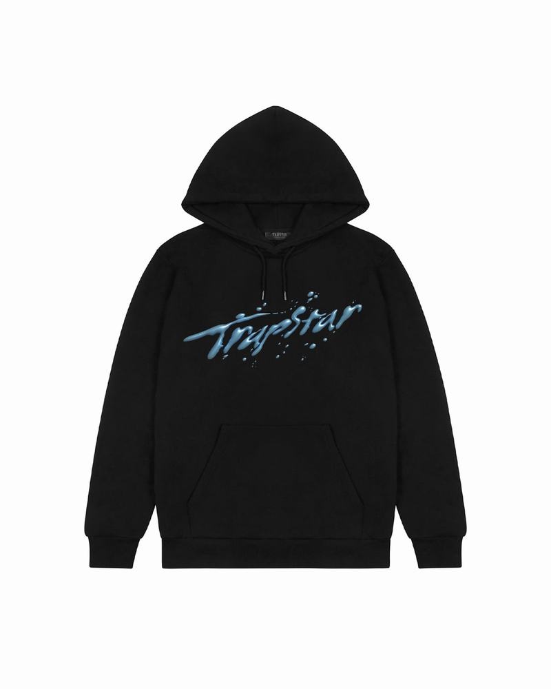 Black Trapstar H2O Men\'s Hoodie | MZTCBG-725