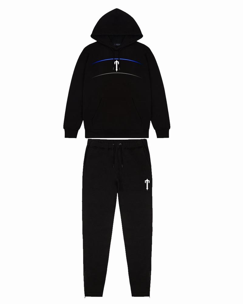 Black Trapstar Horizon T Men\'s Tracksuits | ZMTQYA-435