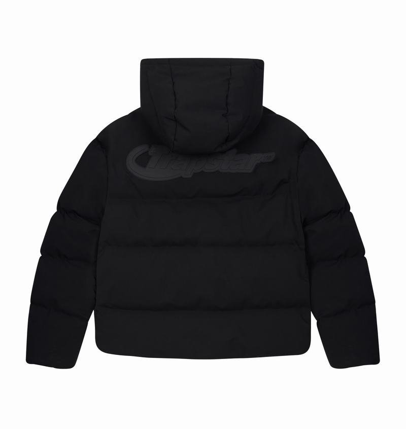 Black Trapstar Hyperdrive Technical Puffer Men's Jackets | WECBMQ-283