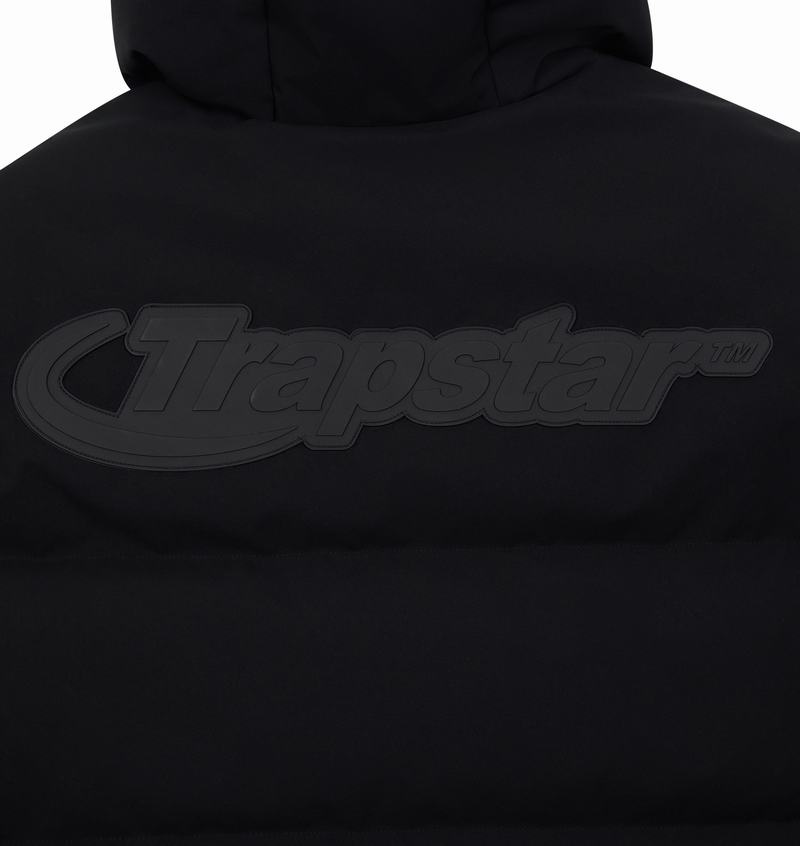 Black Trapstar Hyperdrive Technical Puffer Men's Jackets | WECBMQ-283