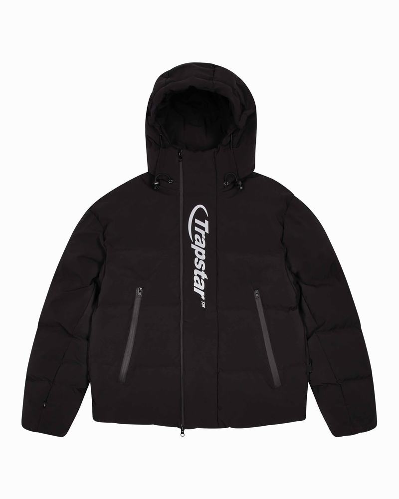 Black Trapstar Hyperdrive Technical Puffer Men's Jackets | VONJHE-682