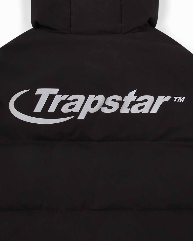 Black Trapstar Hyperdrive Technical Puffer Men's Jackets | VONJHE-682