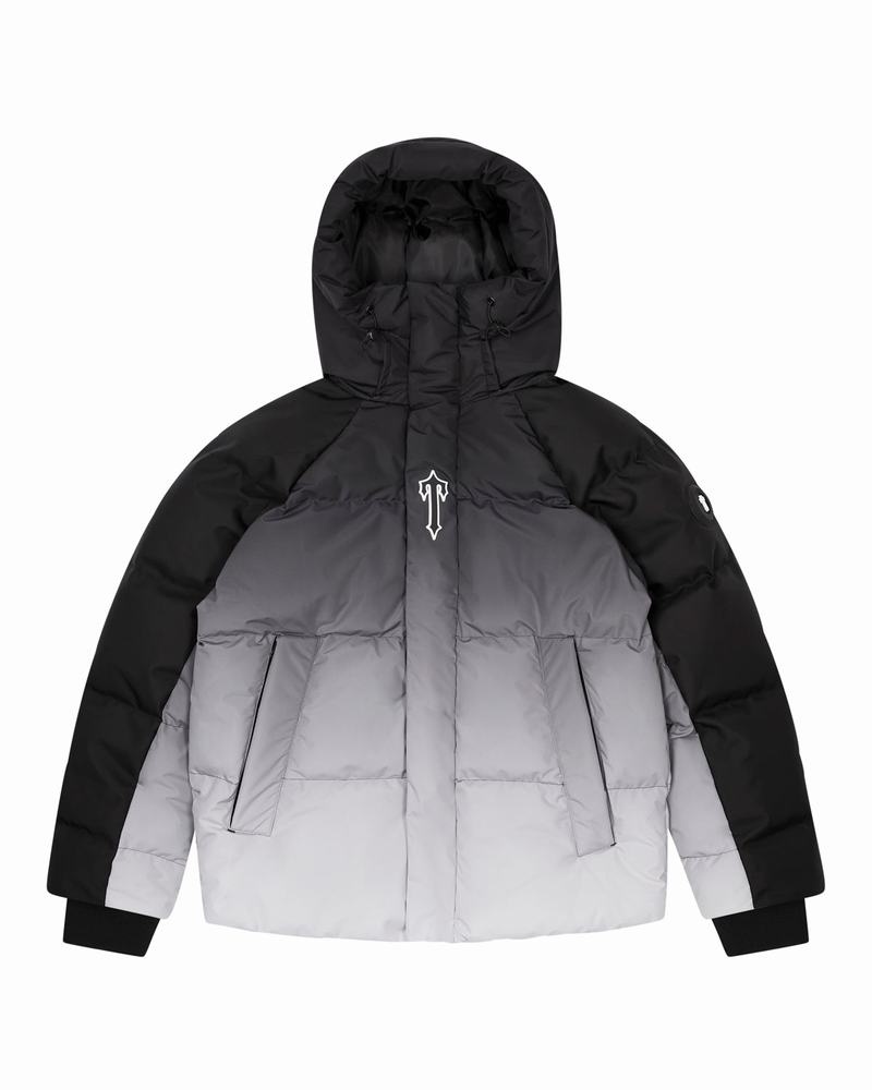 Black Trapstar Irongate Arch Puffer AW23 Men\'s Jackets | YDVATB-072