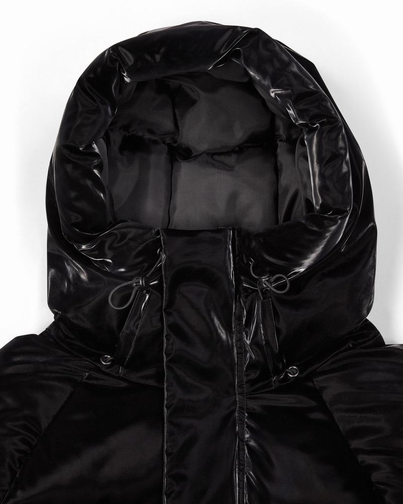 Black Trapstar Irongate Arch Puffer AW23 Men's Jackets | VIDLAB-389