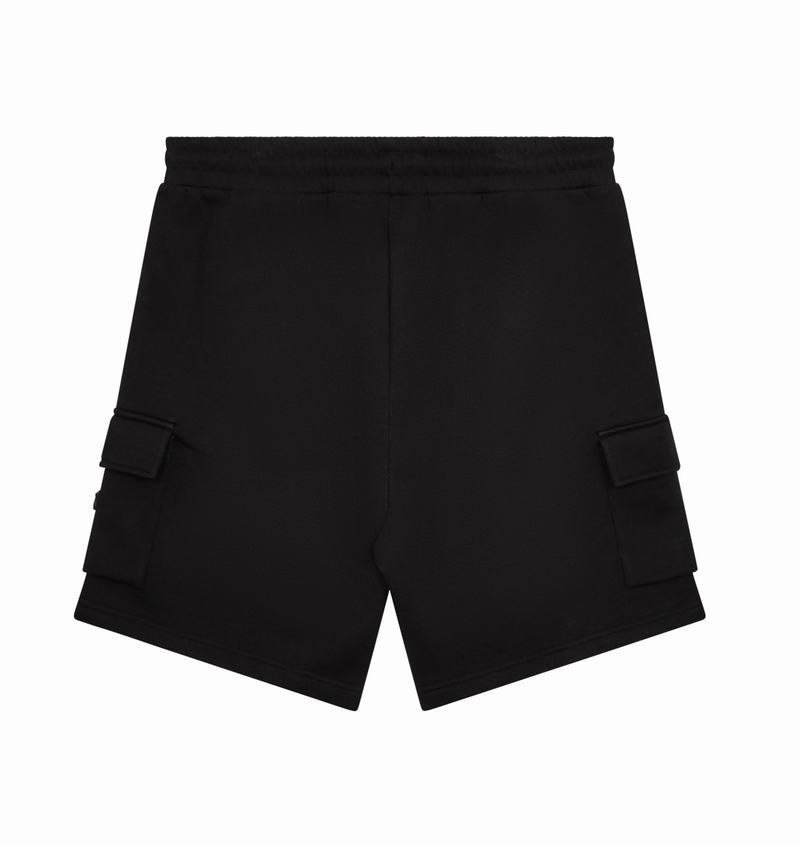 Black Trapstar Irongate T Tech Zip Shorts Men's Sets | JBPFLG-368