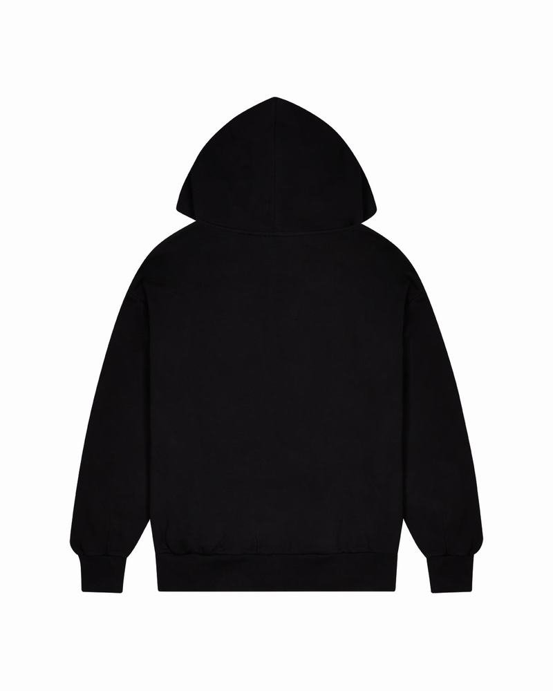 Black Trapstar Irongate T Trap Fleece Hoodie Men's Tracksuits | ALXYKO-648