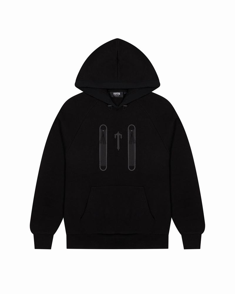 Black Trapstar Irongate T Trap Fleece Hoodie Men\'s Tracksuits | ALXYKO-648