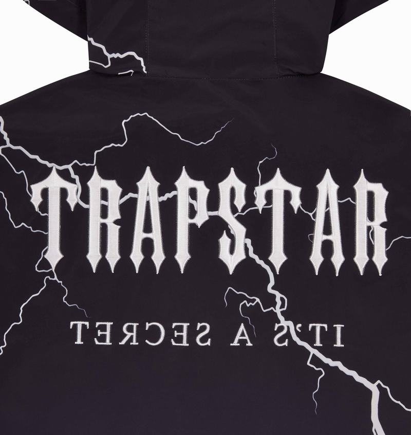 Black Trapstar Irongate T Windbreaker Men's Jackets | SWYOUC-637