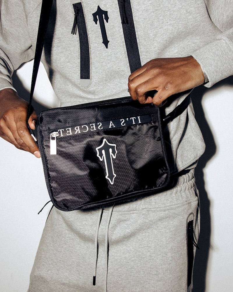 Black Trapstar It's A Secret T Men's Bags | QUAPNG-086