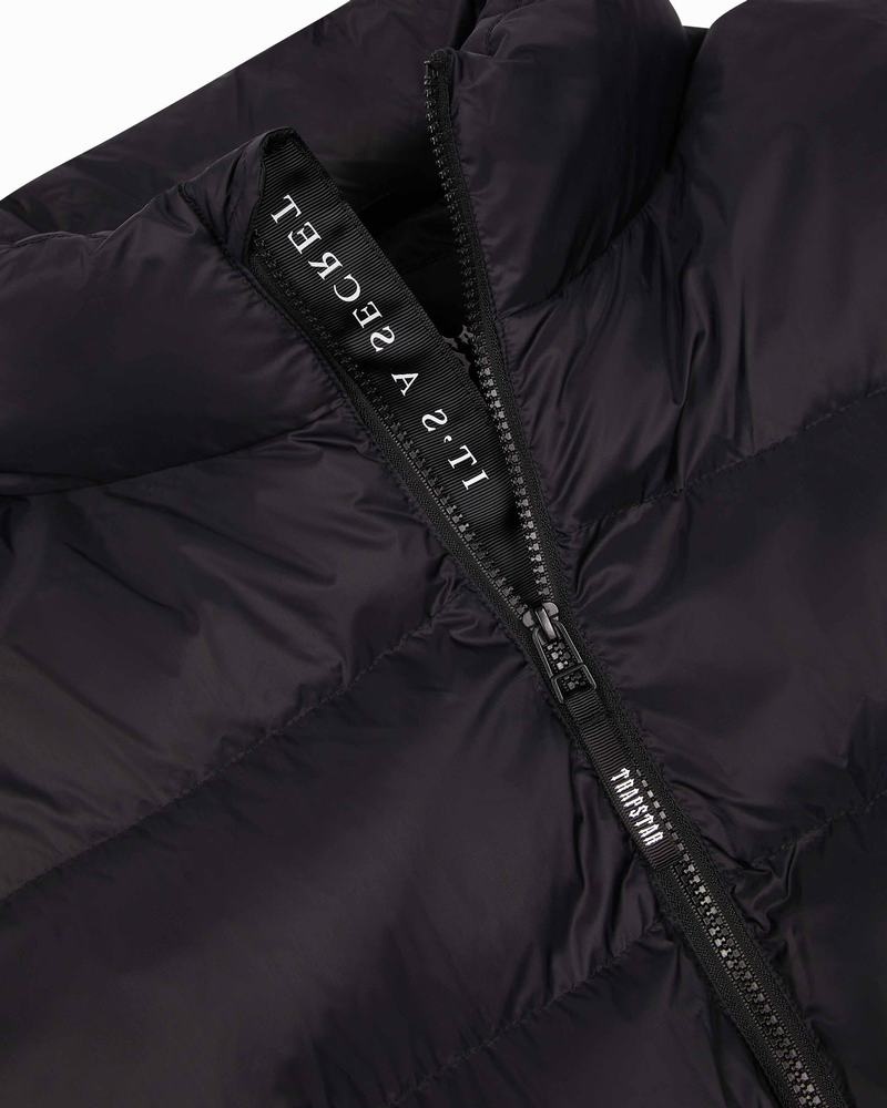 Black Trapstar It’s a Secret Puffer Men's Jackets | YRFWQB-790