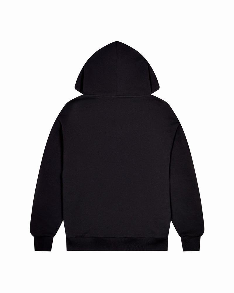 Black Trapstar Shooters Men's Hoodie | NGUOYB-583