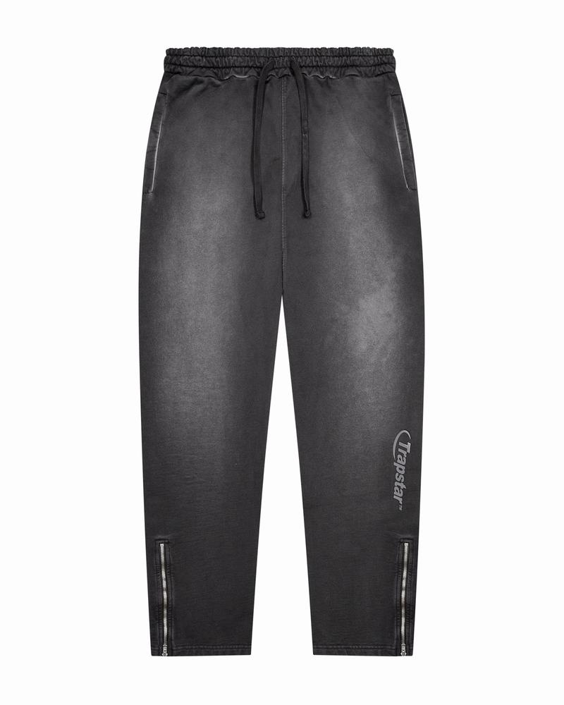 Black / Grey Trapstar Hyperdrive Spray Joggers Men\'s Pants | SKLYNJ-203