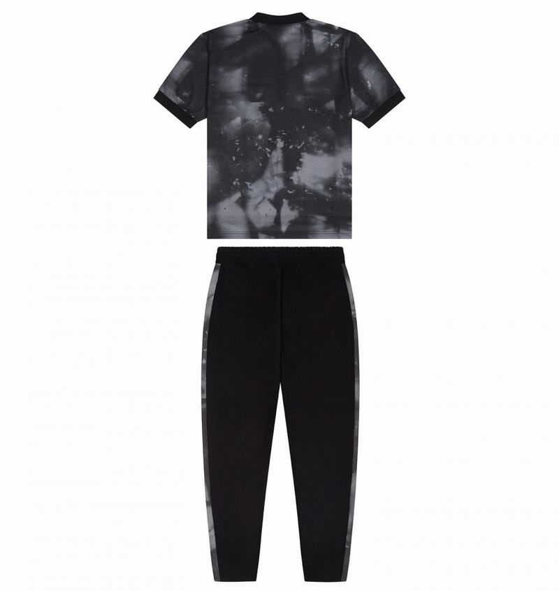 Black / Grey Trapstar Irongate Men's Pants | RYAKCX-065