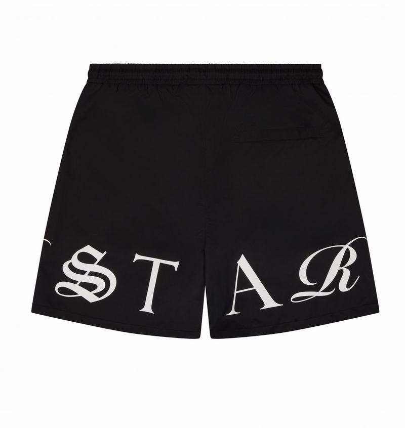 Black / Orange Trapstar Script Swimming Shorts Men's Sets | KXSMON-154