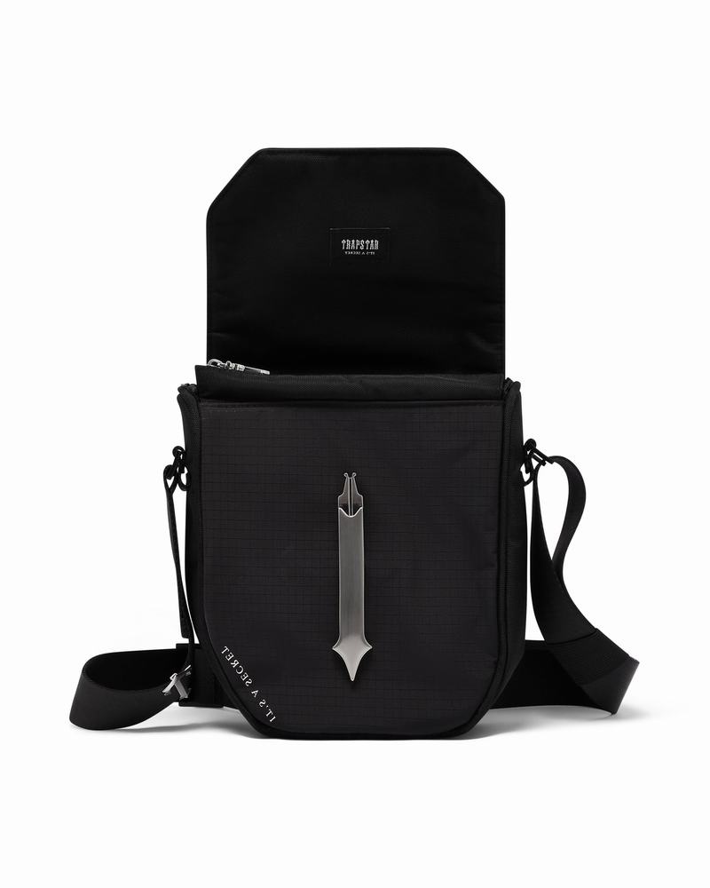 Black / Silver Trapstar Cobra T Men's Bags | KUGFIM-632