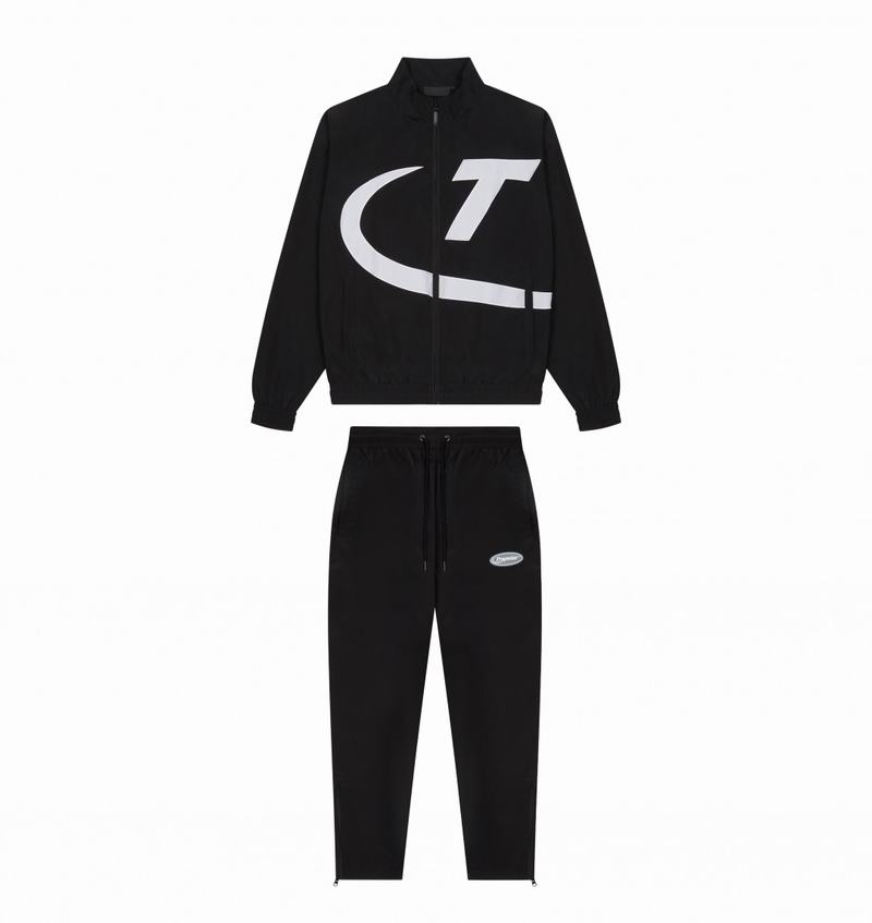 Black / White Trapstar Hyper Shellsuit Men\'s Tracksuits | NOKJLD-718