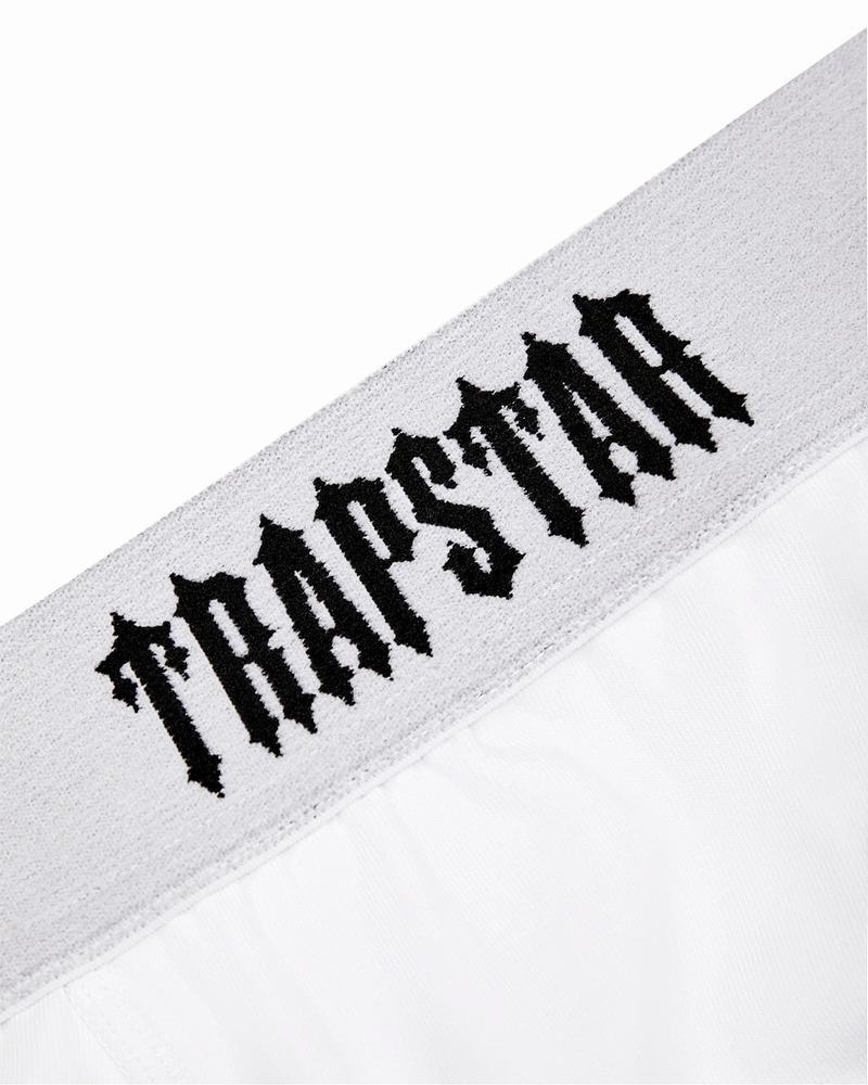 Black / White / Grey Trapstar 3 Pack Boxer Short Men's Underwear | EFIKCP-895